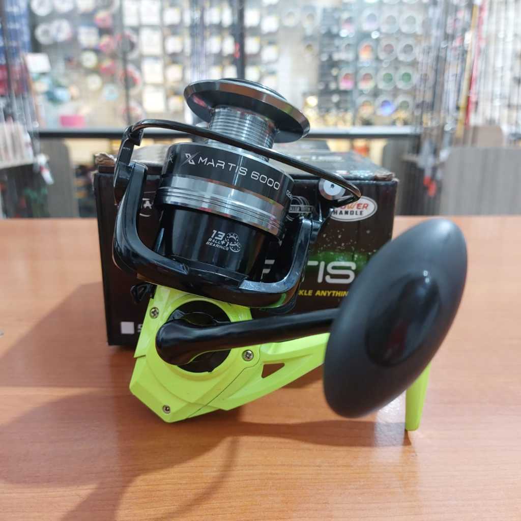 REEL SPINNING 13+1BB POWER HANDLE MERK KATANA XMARTIS 6000