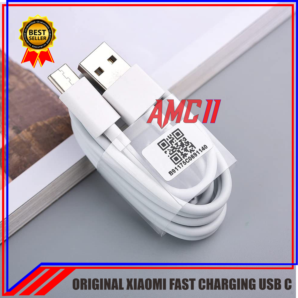 Kabel Data Xiaomi Redmi Note 10 5G ORIGINAL 100% Fast Charging Type C