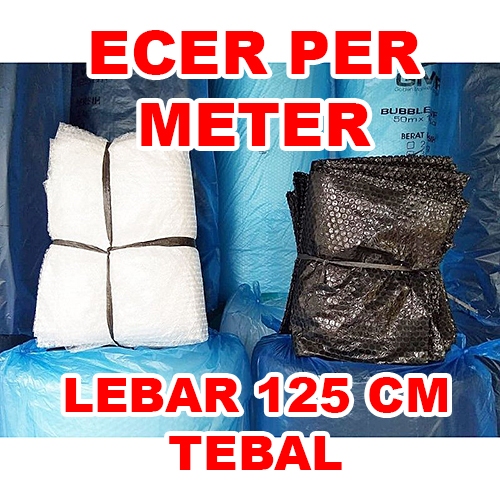 

Bubble wrap meteran / eceran 125cm x 1 meter bubble wrap Tebal Upack BUBBLEWRAP