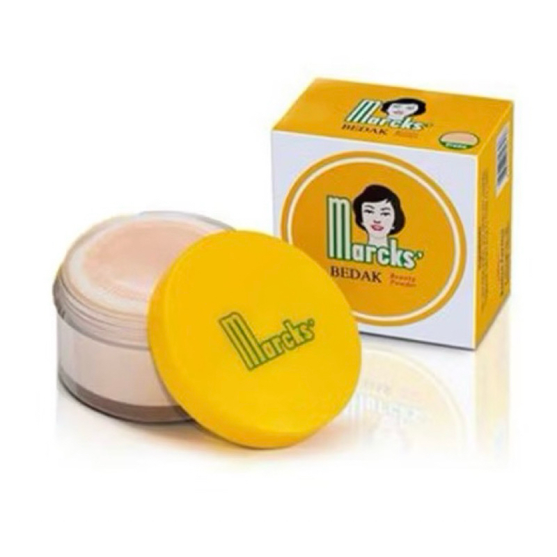 Marcks active 20 gram  PAKAI KARDUS || bedak mars ( tempat kaca pakai dos )