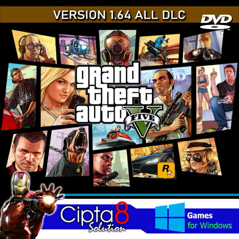 GTA V VERSION 1.64 ALL DLC - GRAND THEFT AUTO V / GTA 5 - GAME PC