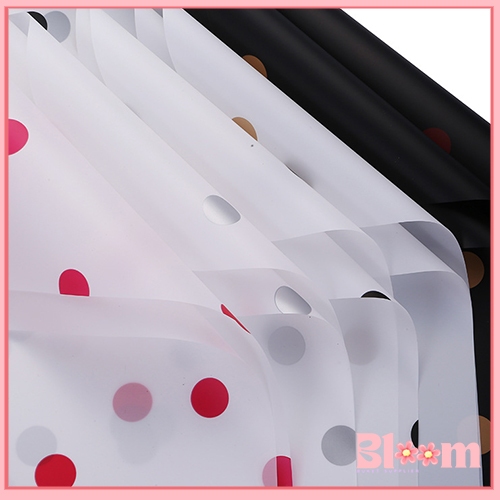 

20 Lembar Kertas Buket Bunga Motif Polkadot Flower Wrapping Paper Polkadot KB6043