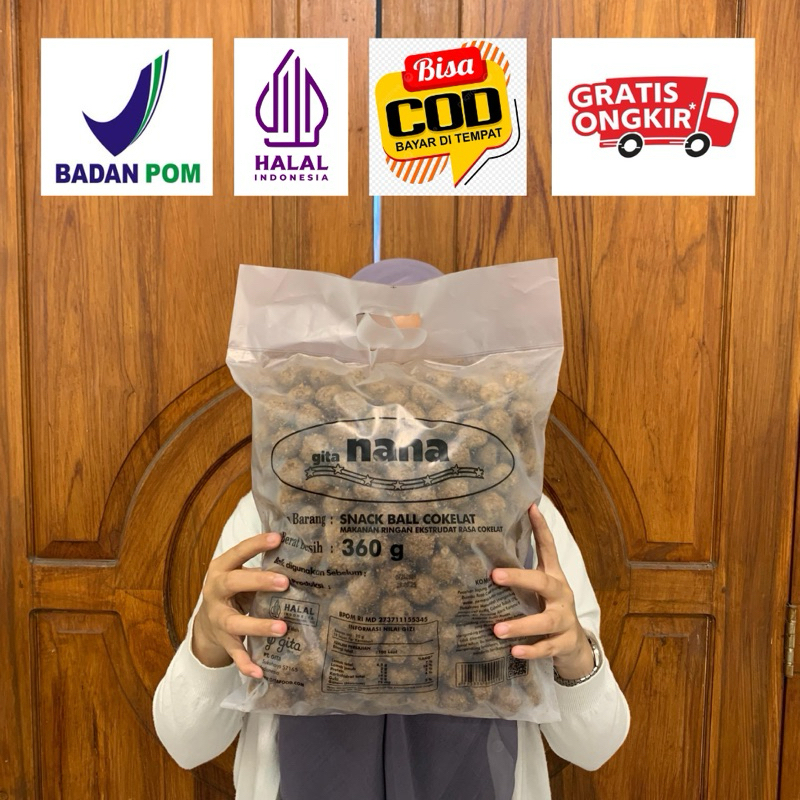 

Termurah Snack Ball Cokelat Grosir 360 gram