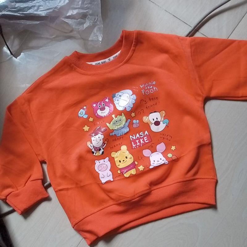 Sweater Toys Story 1 Warna (Orange)