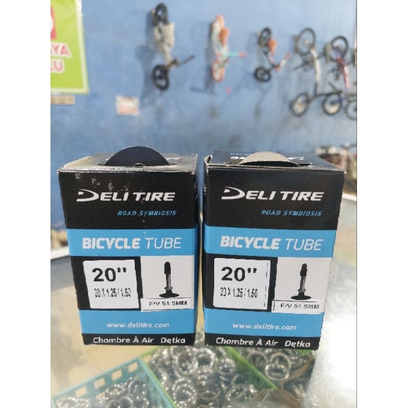 BAN DALAM SEPEDA 20x1.25/1.50 F/V 51.5MM