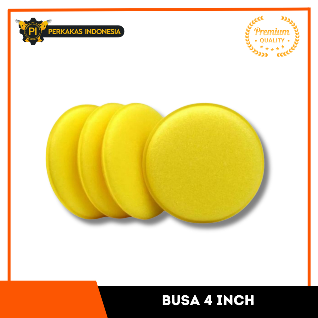 Busa Spon 4 Inch Busa Sepon 4Inch Busa Pemoles Wax 4 Inch Motor Mobil 4Inch Alat Polesan Mobil Motor