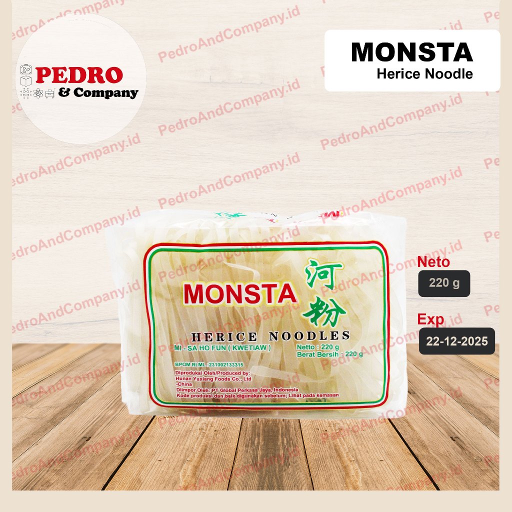 

Monsta herice noodles kwetiauw so ho fun 220 gram