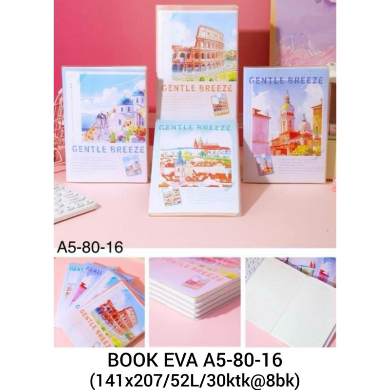 

BUKU A5 LUCU IMPORT AGENDA Eva VIRAL A5-80 52 lembar