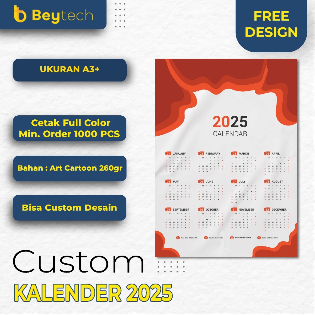 

Custom Kalender 2024 Caleg Partai Cetak Kalender Kampanye Ukuran A3+