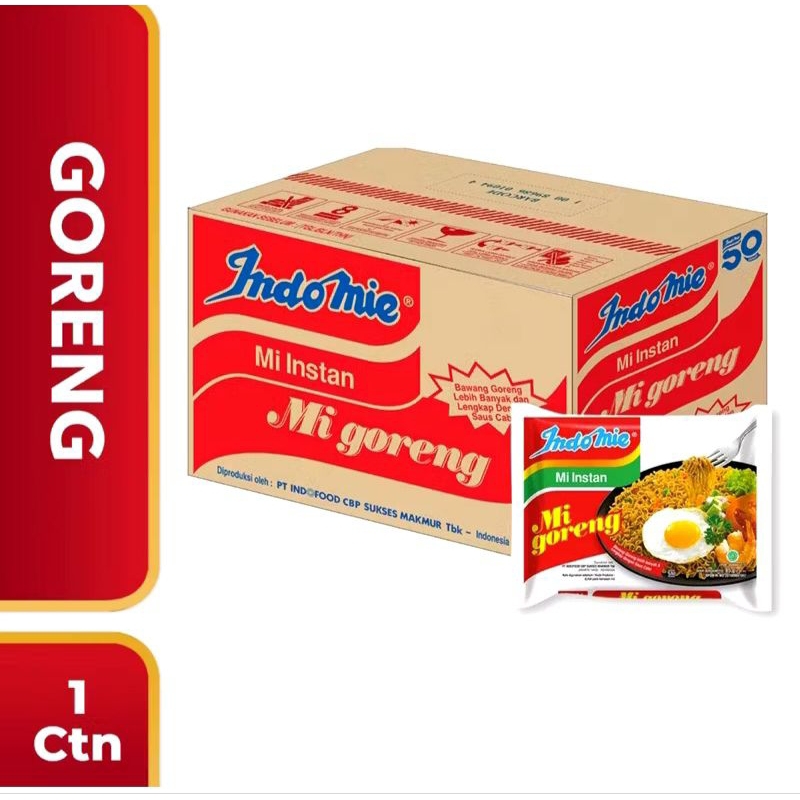 

[Instan] Indomie Goreng Karton/ 1Dus isi 40pcs