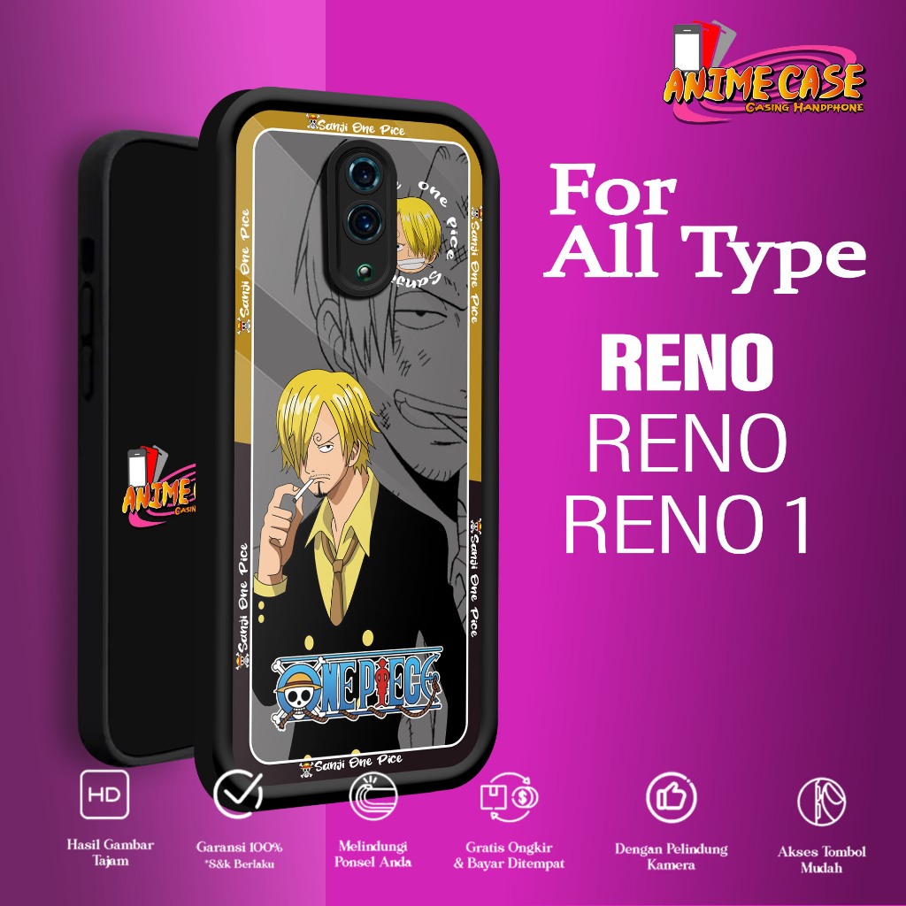 Case RENO RENO 1 Anime Case Motif ONE PC Case Hp Glossy Casing HP Hardcase Softcase Bisa COD