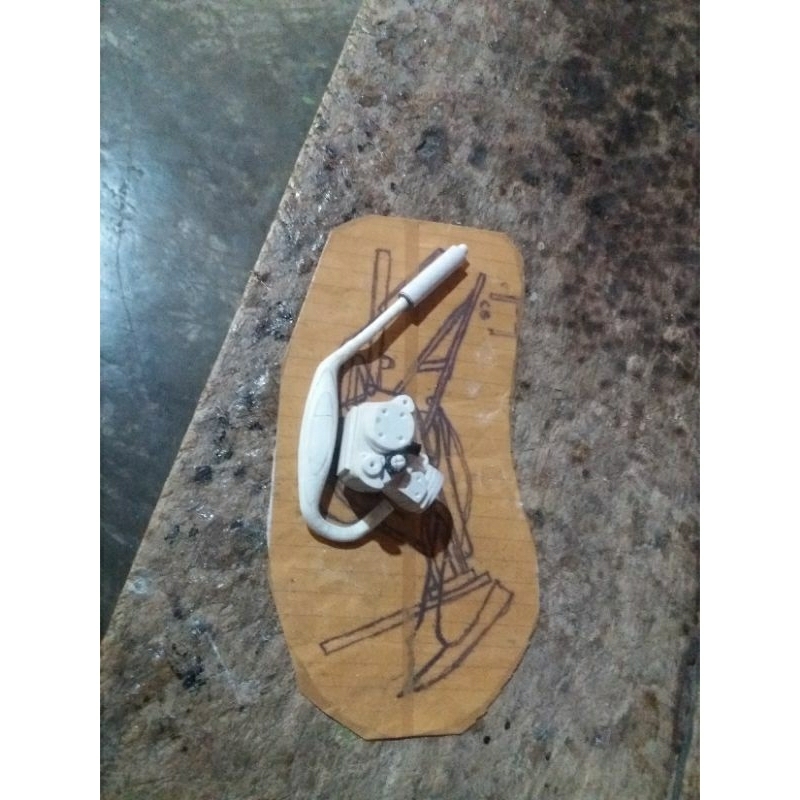 miniatur bahan mesin & knalpot motor ninja