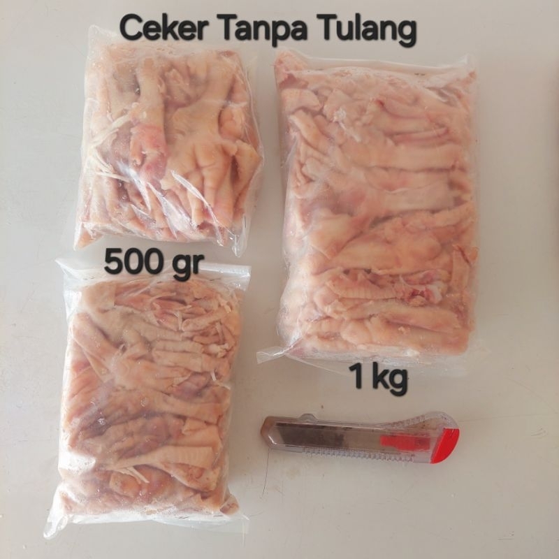 

Ceker Tanpa Tulang 500 gr & 1 kg