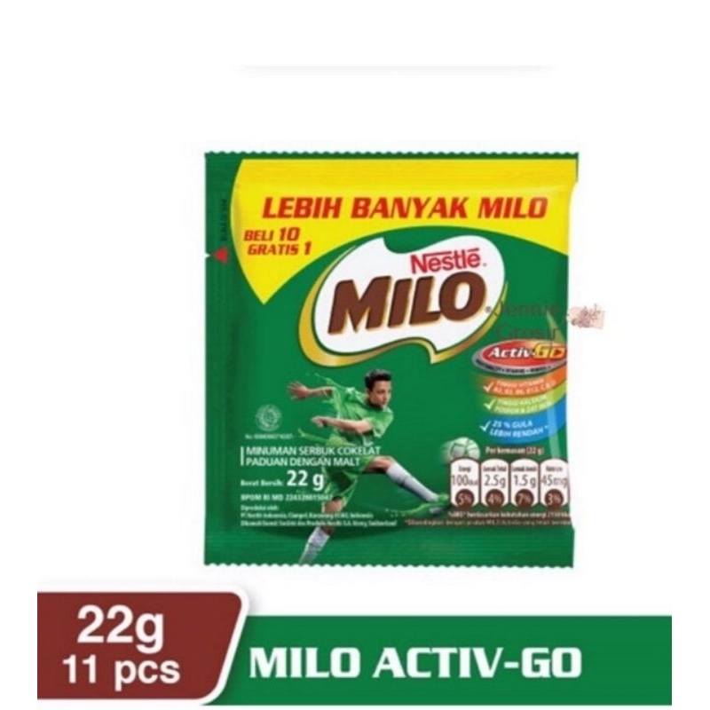 

milo sachet 1 renceng