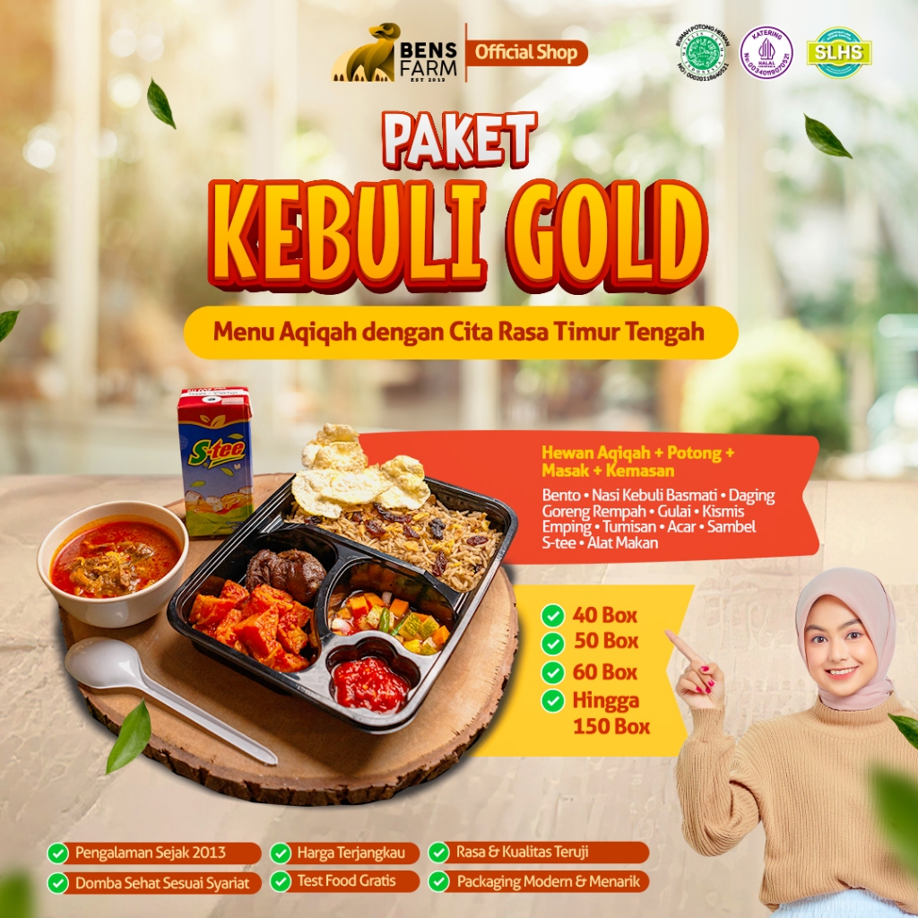 

Bens Farm - Paket Aqiqah Tipe Kebuli Gold