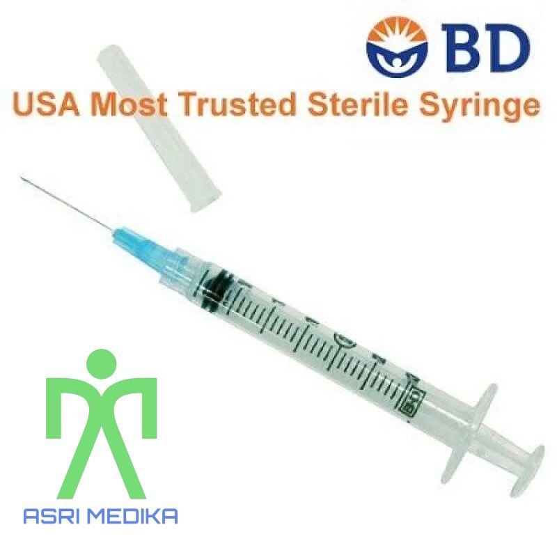 Spuit 10cc BD / Alat Suntik 10ml / Syringe 10 cc Jarum Suntik Suntikan 10 ml Becton Dickinson perbox