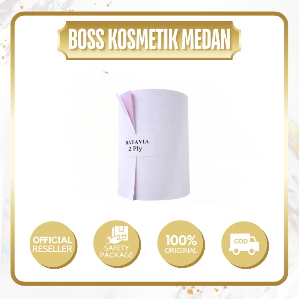 

BATAVIA Kertas Kasir Printer Struk Roll Paper Ukuran 75mm 2 PLY