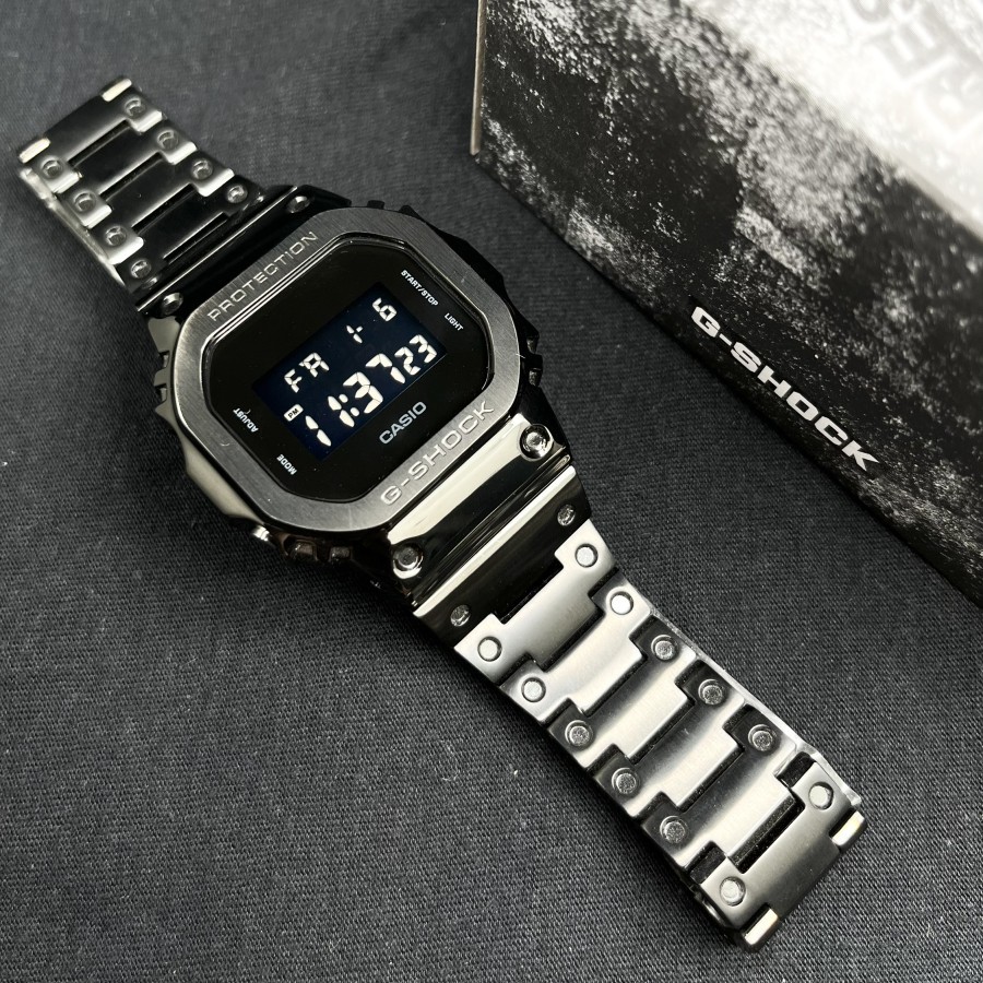 Casio G-Shock DW-5600E Original Mod Steel Black