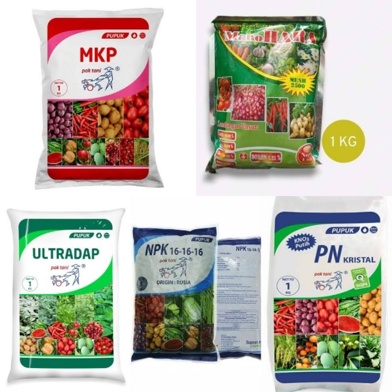 Pupuk tanaman buah dan sayur kemasan 1kg