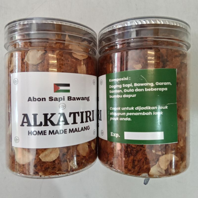 

Abon sapi bawang -+250g ALKATIRI home made malang