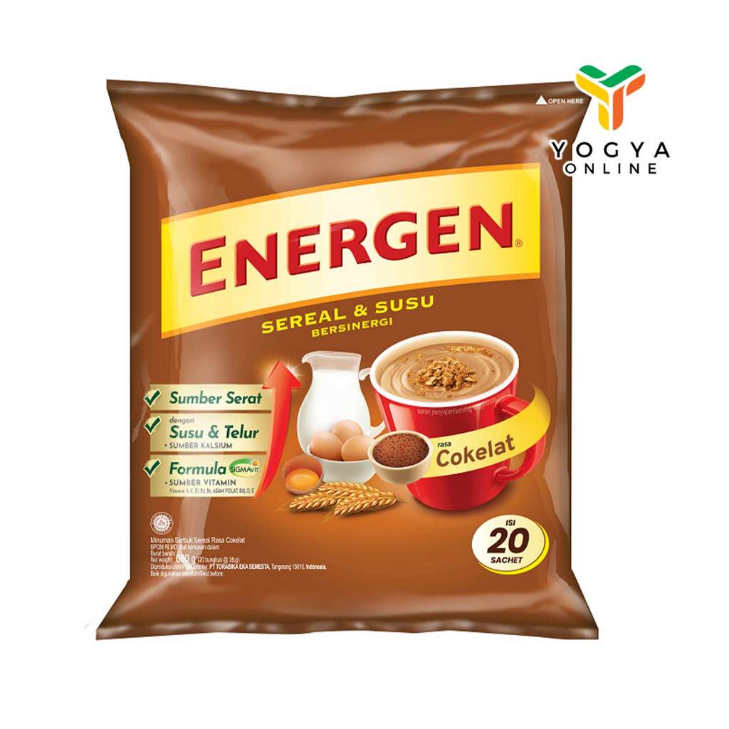 

Energen Chocolate Bag 20X34 G
