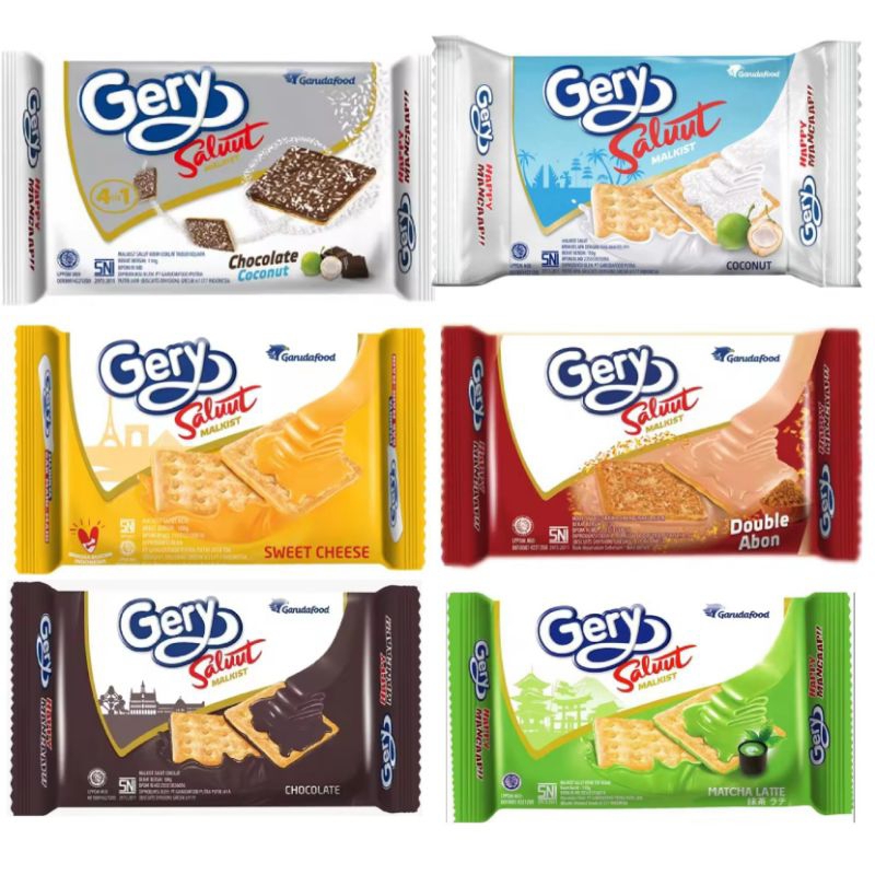 

GERY SALUUT Malkist 100 gr | cokelat kelapa keju