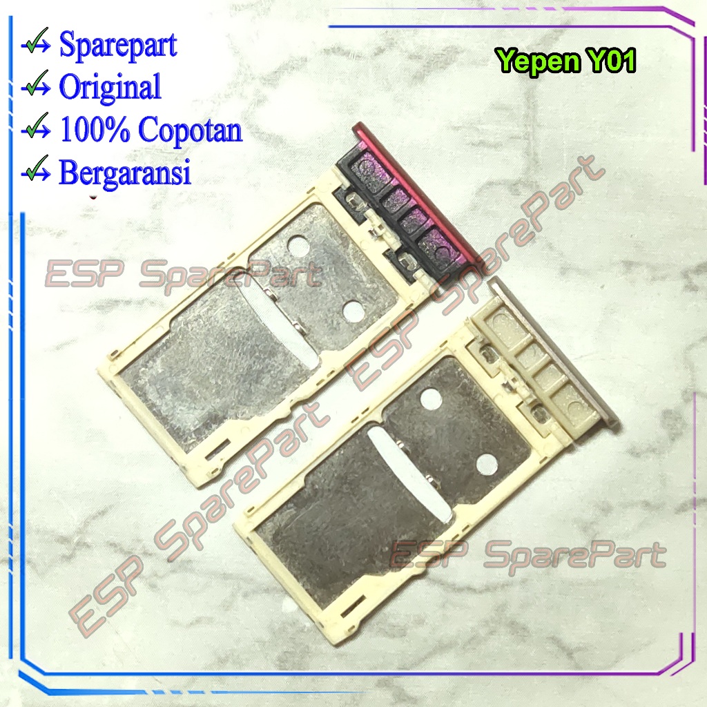 Simtray Yepen Y01 Dudukan Tempat Slot Simcard Copotan