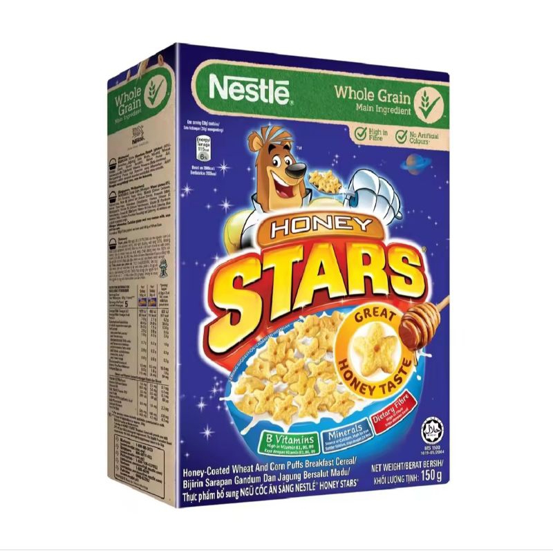 

Nestle Honey Stars Sereal Gandum Dan Jagung Lapis Madu 150 Gr
