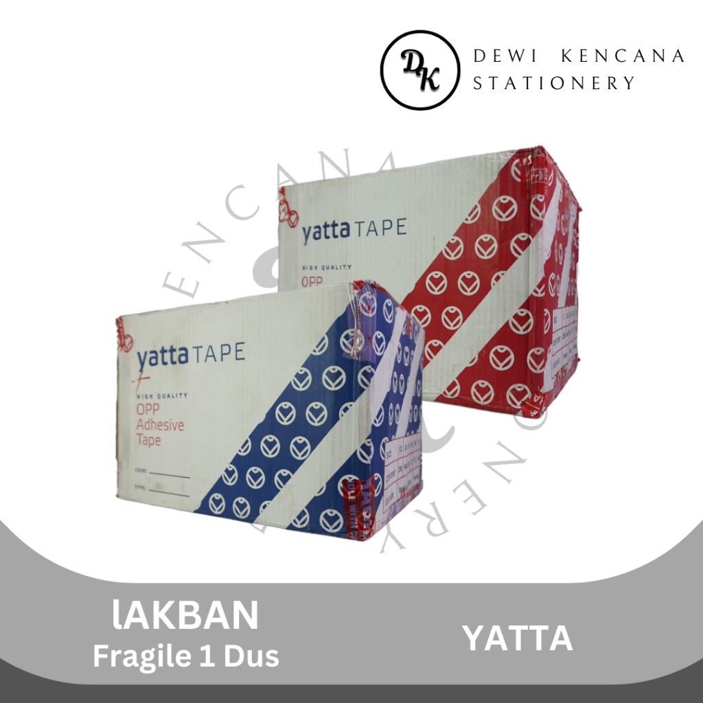Lakban Fragile Jangan Dibanting/Unboxing YATTA 48mmx90yard 1 Dus