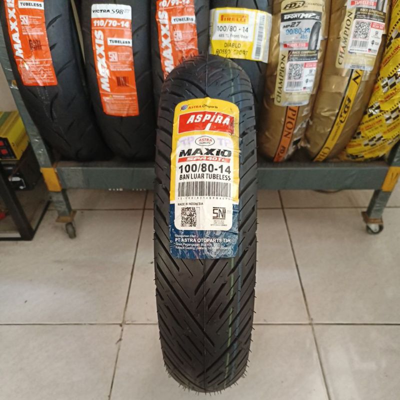 Aspira Maxio SPR 40 100/80 ring 14 Tubeless