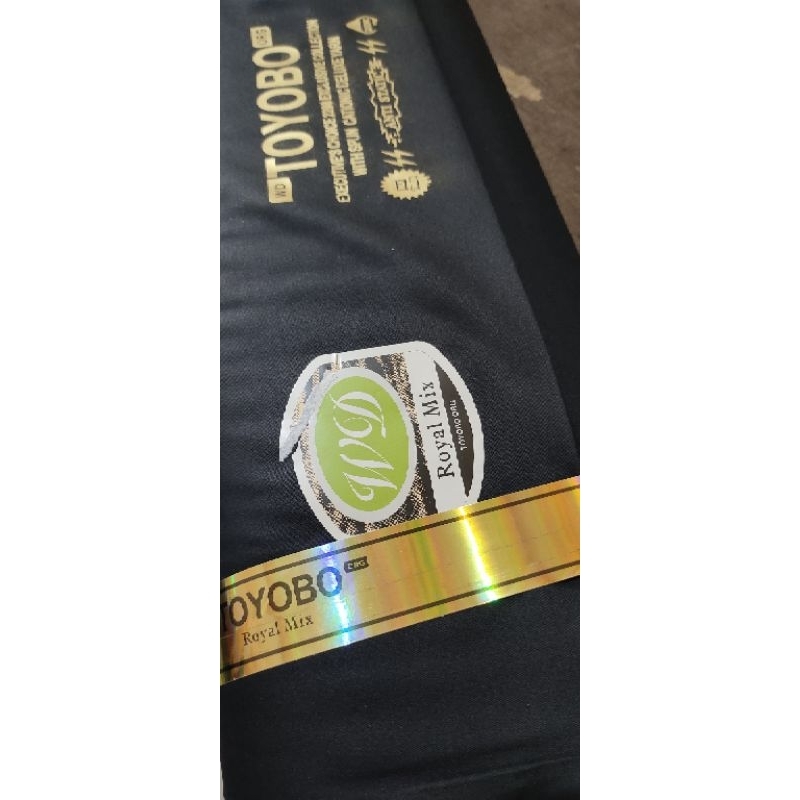 Kain Katun Toyobo Royal Mix RM Original Katun Jepang Polos Hitam