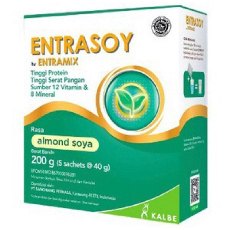 

Entrasoy Rasa Almond Soya 200gr