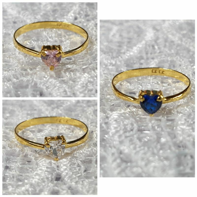 cincin emas muda love mata - 1/2 gr