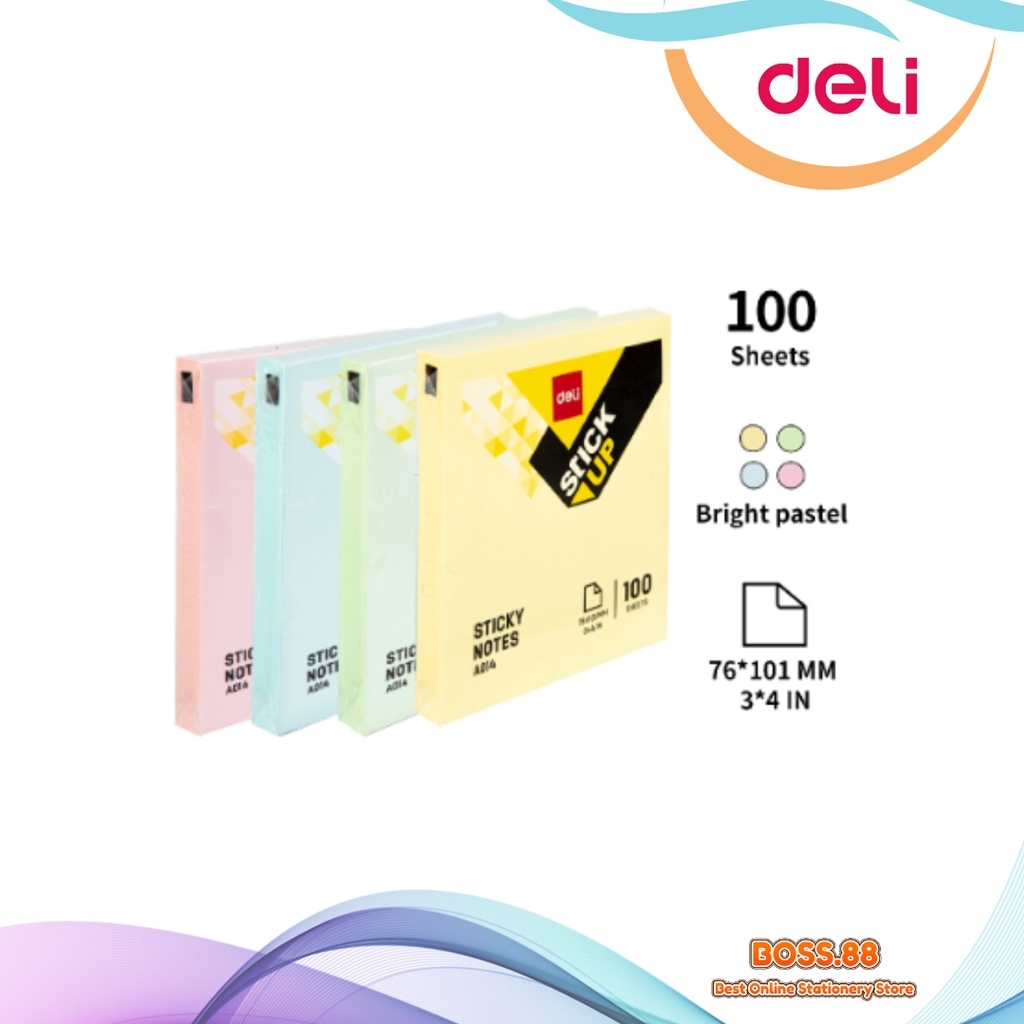 

STICK NOTE / NOTES TEMPEL DELI EA-01403 PASTEL (1 PCS)