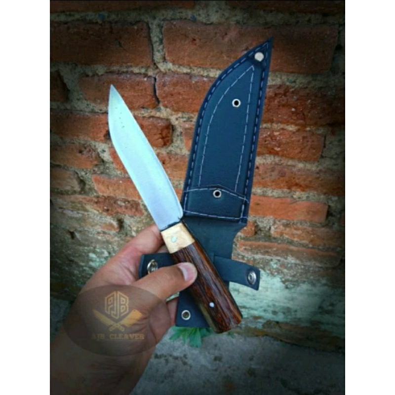 PISAU DAPUR +SARUNG KALEP HANDLE KAYU AREN SENYAWA ANTI COPOT COD MEDAN SUMATRA UTARA