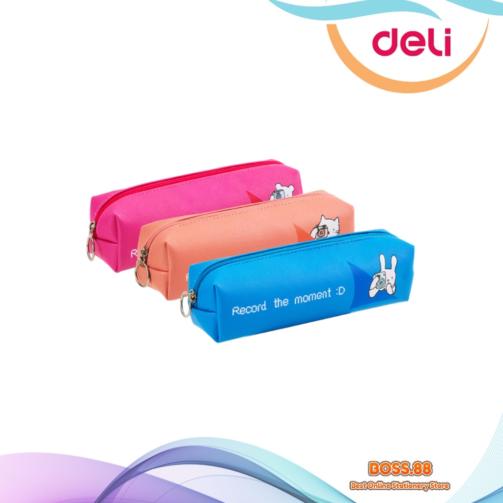 

PENCIL CASE / TEMPAT PENSIL RIT DELI H-915 (1 PCS)