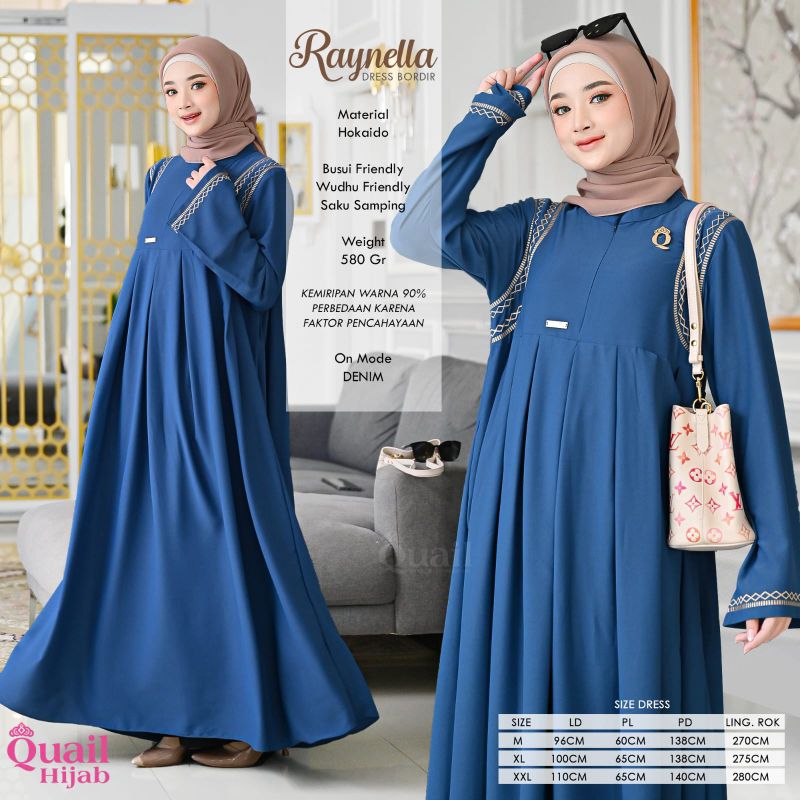 Gamis Bordir Raynella by QuaiL Hijab