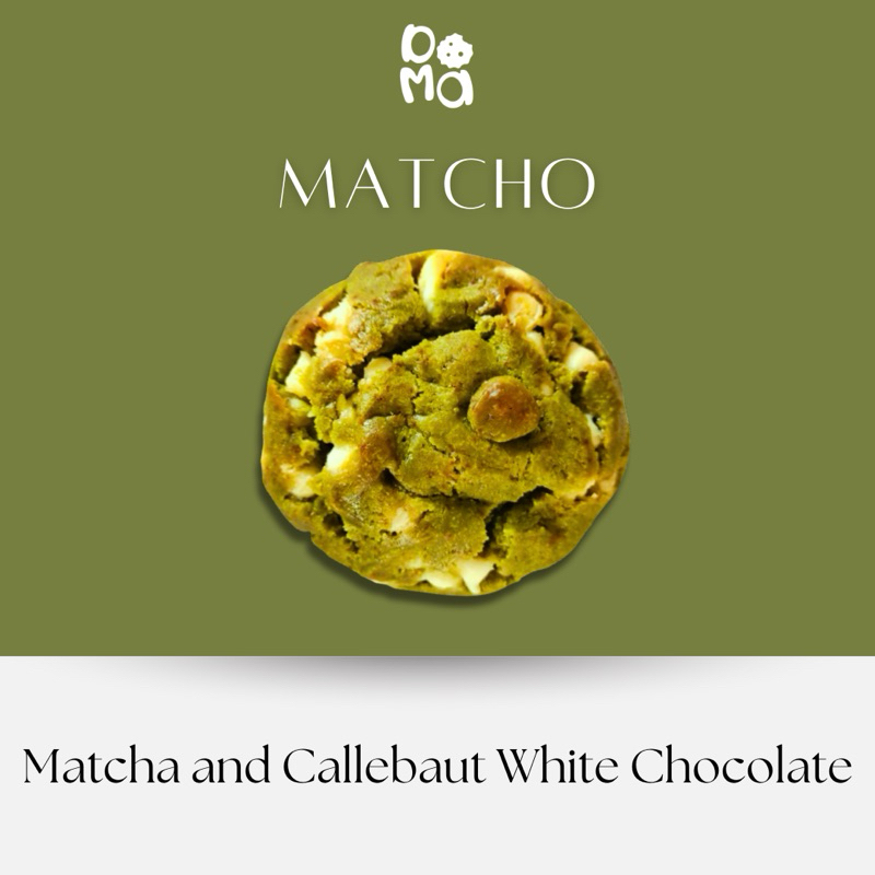 

DOMA DELIGHT - MATCHO SOFT COOKIES (Matcha and Callebaut White Chocolate)