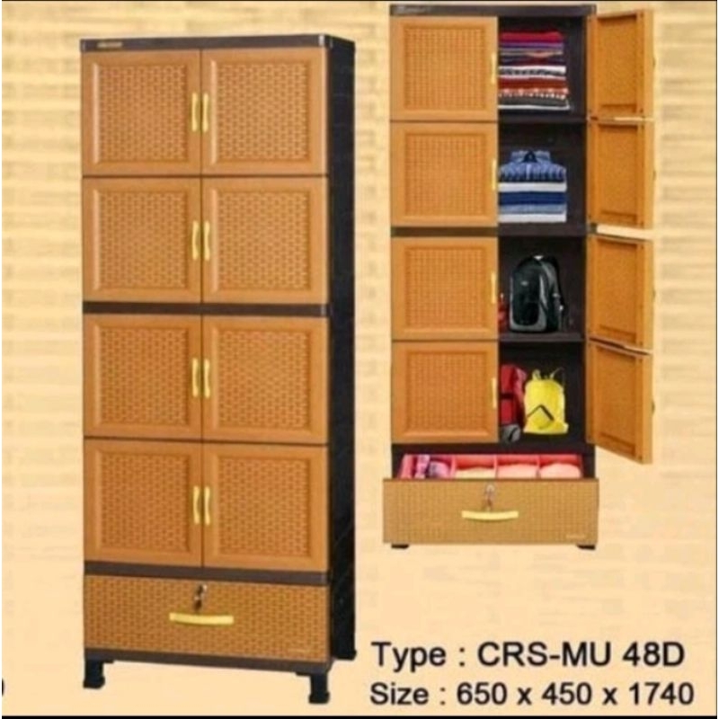 Lemari Pakaian Napolly CRS MU 48D