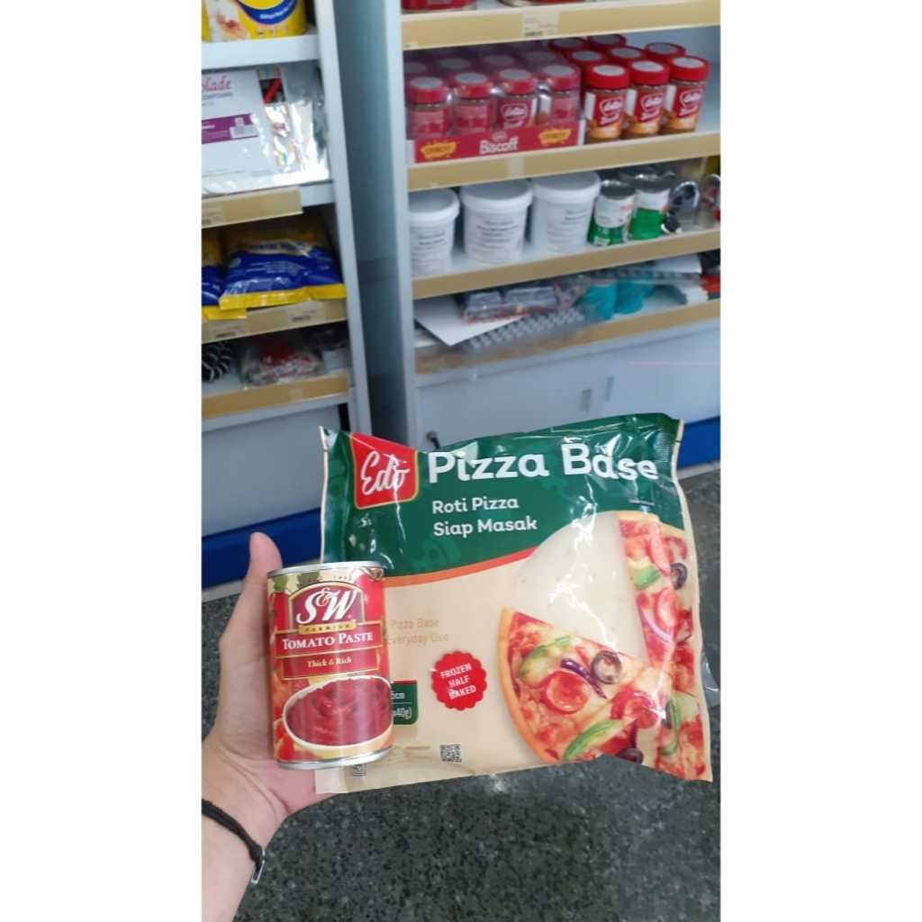 

TERMURAH!!! Bundling Edo Pizza Base+S&W Tomato Paste 170gr