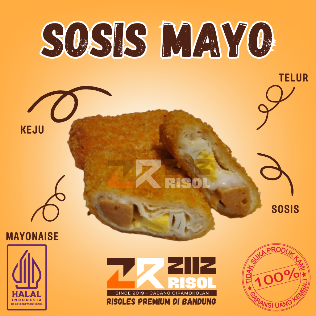 

Risol Sosis Mayo - Risoles Premium Frozen Food