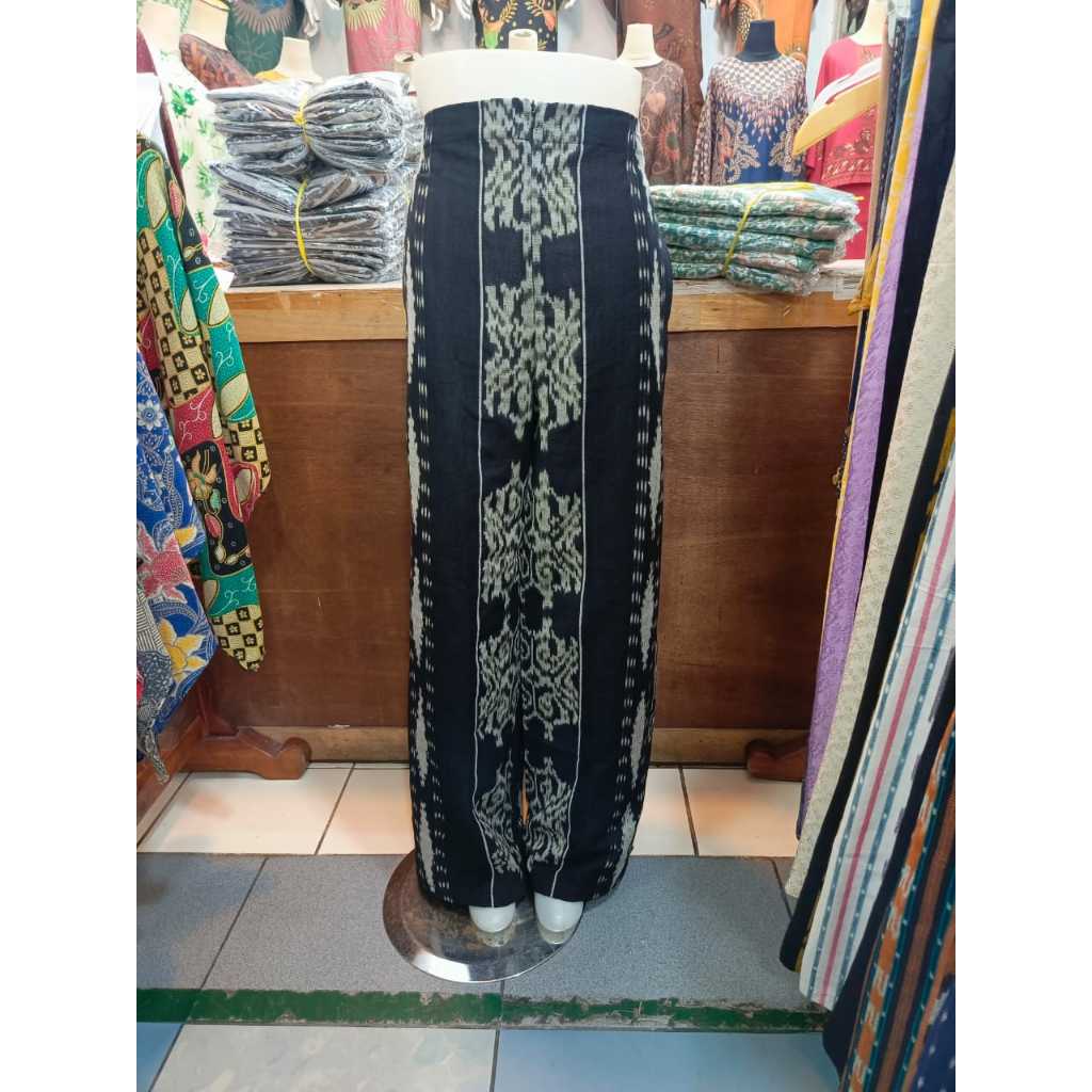 Celana kulot tenun ikat/kulot tenun asli.kulot tenun.kulot wanita