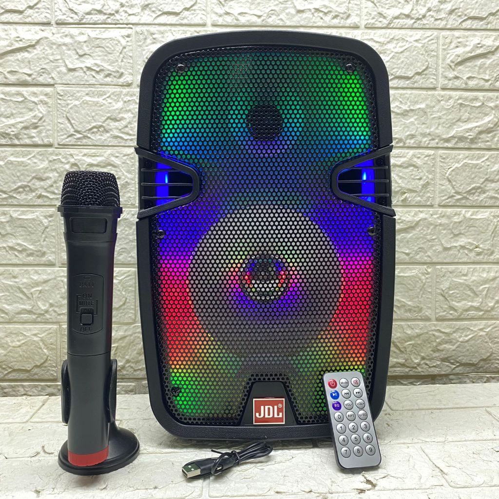 Speaker JDL Q8 EONN sepeker jdl q8 eone 8 inci portable bluetooth