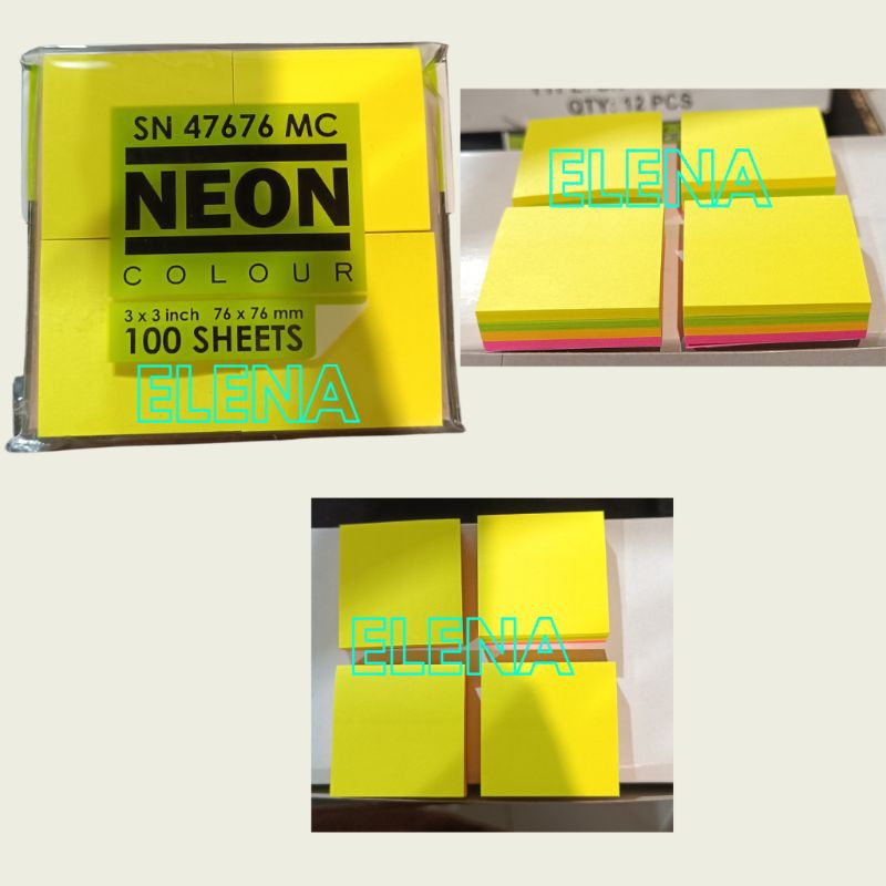 

stick note SN 47676 / MC/ 3*3 inch/ 76*76mm 100sheet