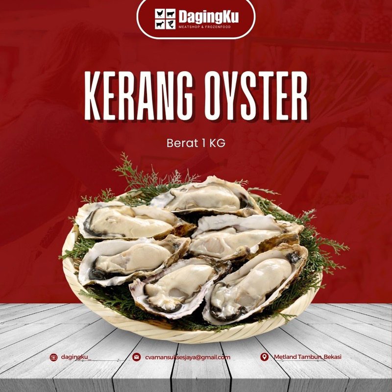 

Kerang Oyster 1Kg / Oyster kerang 1Kg Kerang Tiram 1kg FRESH HALAL