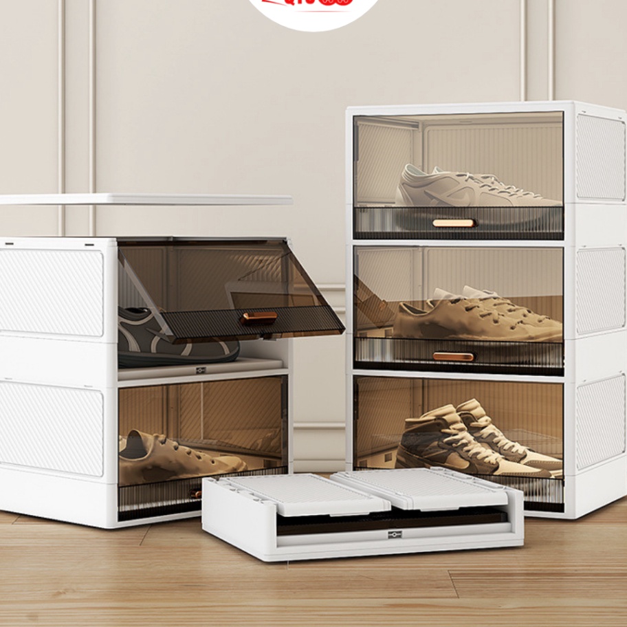 Super Kotak Sepatu Transparan  Kotak Penyimpanan Sepatu Serbaguna  Kotak Sepatu Transparan Tebal Pre