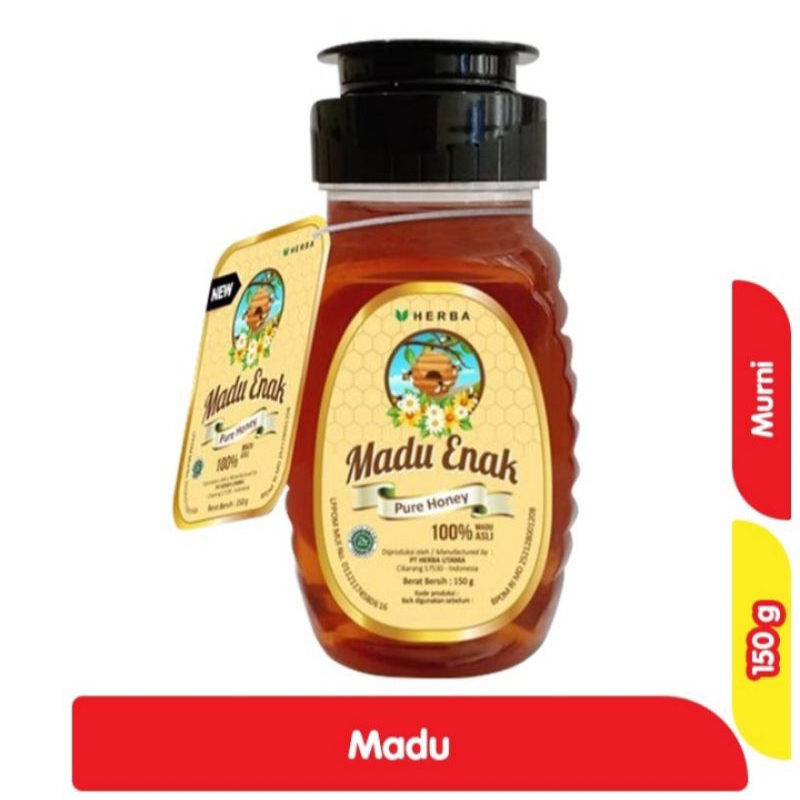 

Madu Enak Murni Botol 150 gr