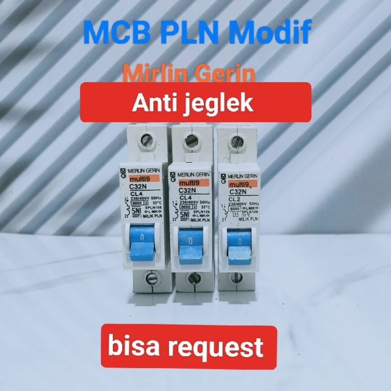 mcb modif pln Merlin Gerin modifikasi Amper 2a modifikasi 10a bisa request