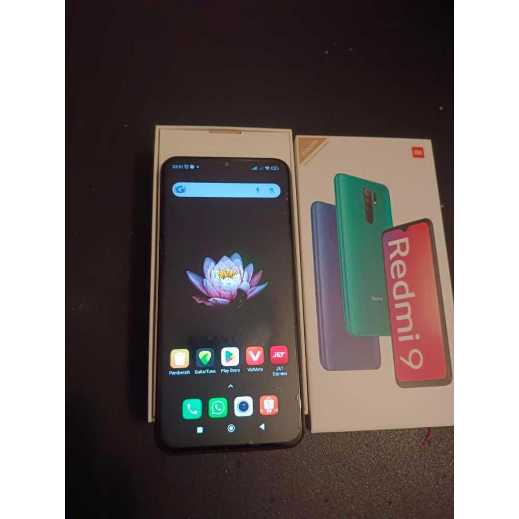 HP XIAOMI REDMI 9 RAM 4/64 GB SECOND FULLSET