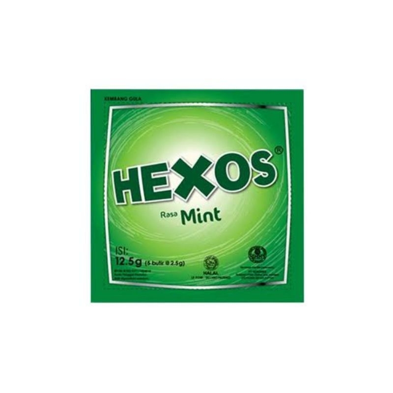 

Permen Hexos mint 1 sachet (isi 5 pcs)